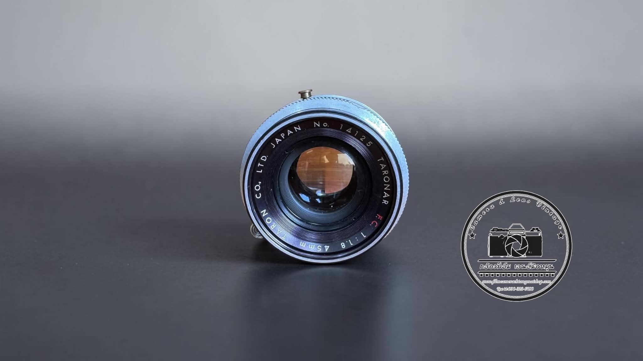 TARONAR F.C. 45MM.F1.8 MODIFIED M39 MOUNT