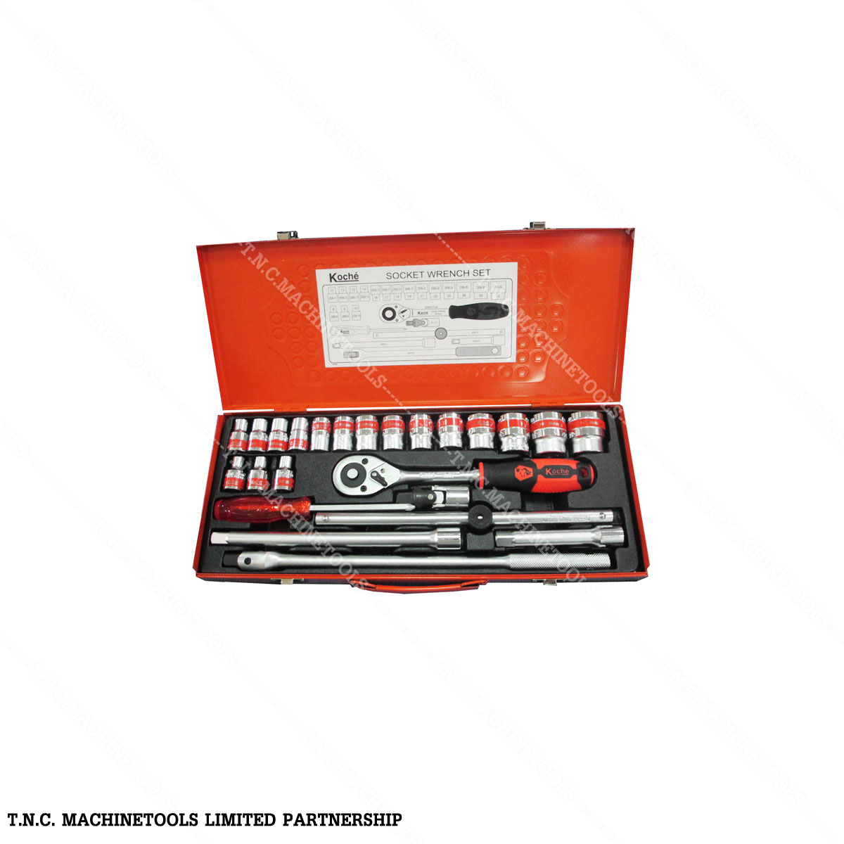 บล็อกชุด KOCHE 26 ตัวชุด 1/2” x 6PT/12PT