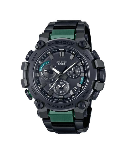 CASIO G-SHOCK นาฬิกาข้อมือ นาฬิกากันน้ำ นาฬิกาของแท้ ประกันศูนย์ CMG 1 ปี รุ่น MTG-B3000BD-1A2 นาฬิกาสีดำ
