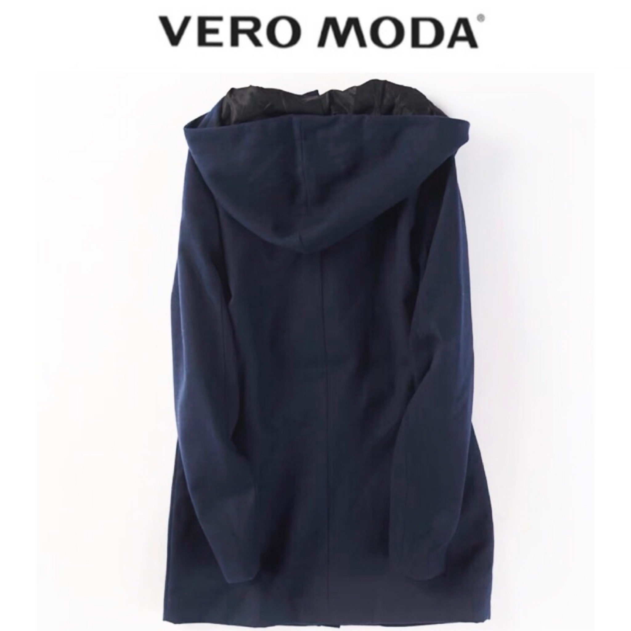 Vera moda โค้ทฮู้ด เสื้อกันหนาวสักหลาดวูล แบรนด์ vera Moda งานพรีเมี่ยมเกรดคะ• เทา