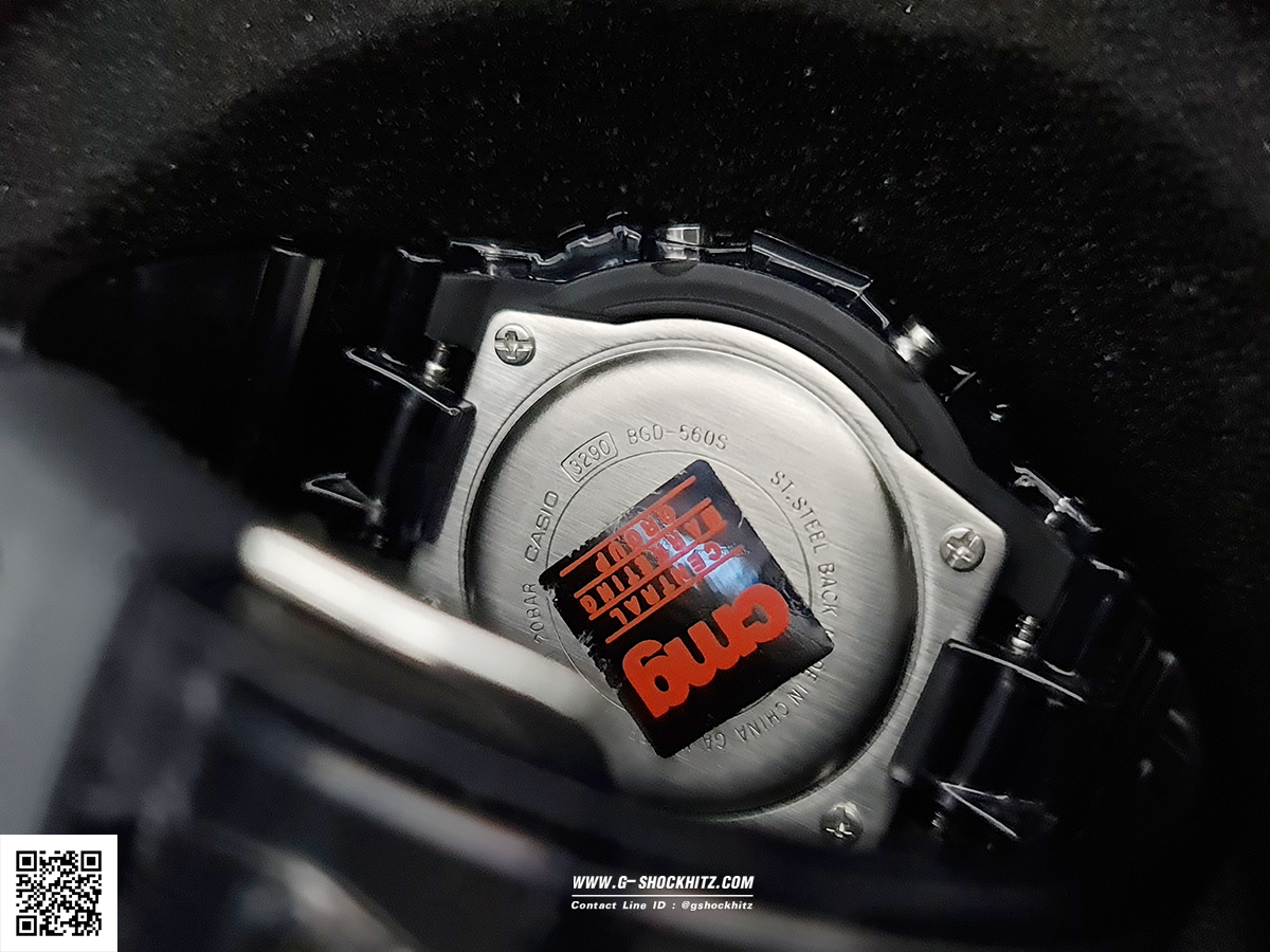 CASIO BABY-G นาฬิกาข้อมือ นาฬิกากันน้ำ นาฬิกาของแท้ ประกันศูนย์ CMG 1 ปี รุ่น BGD-560S-8 นาฬิกาสีดำ