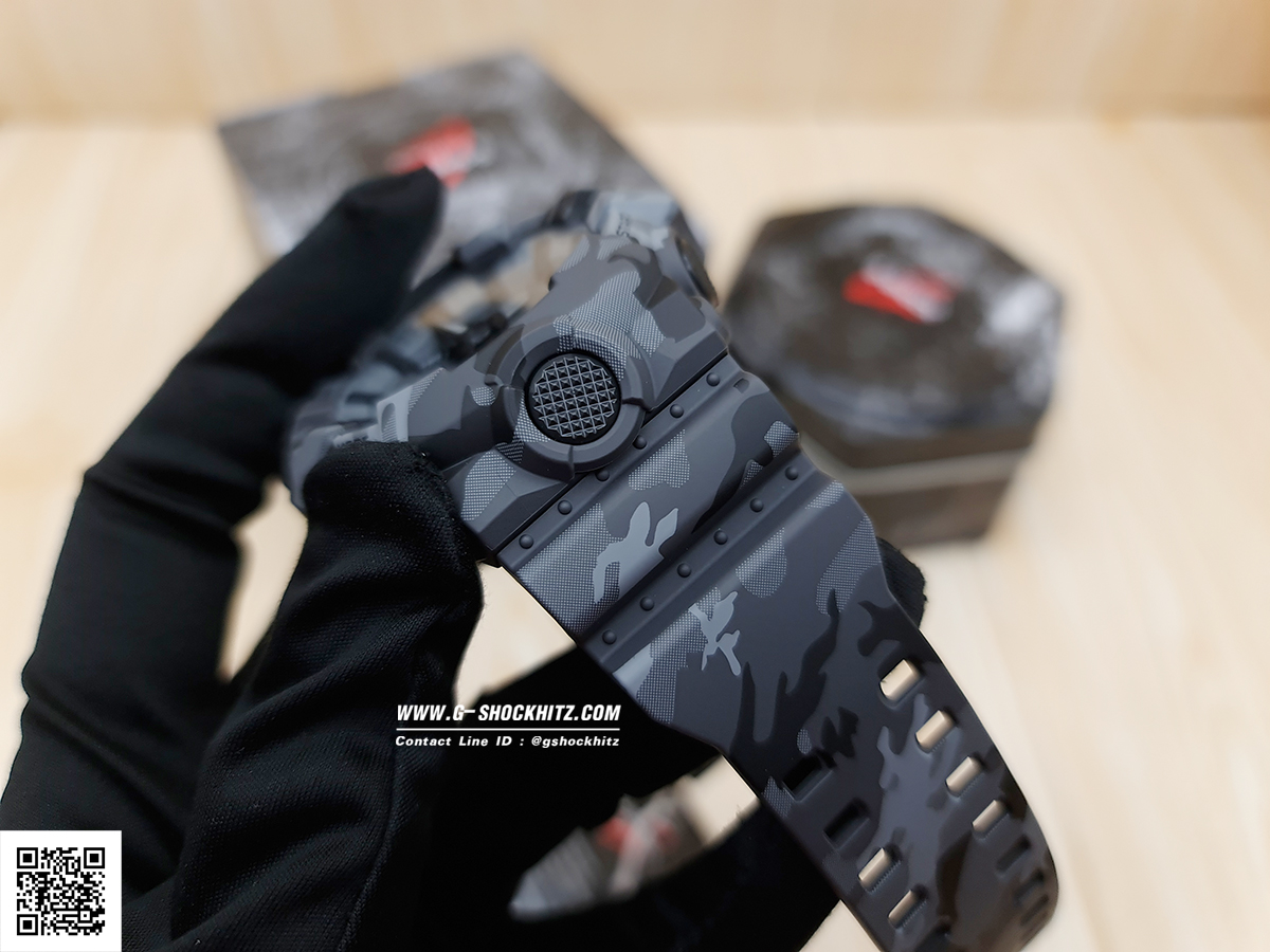 CASIO G-SHOCK นาฬิกาข้อมือ นาฬิกากันน้ำ นาฬิกาของแท้ ประกันศูนย์ CMG 1 ปี รุ่น GA-700CM-8A นาฬิกาสีเทา