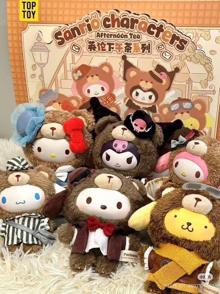 SANRIO Characters ตุ๊กตาพวงกุญแจ ลุ้นซีเคร็ท Series Afternoon Tea