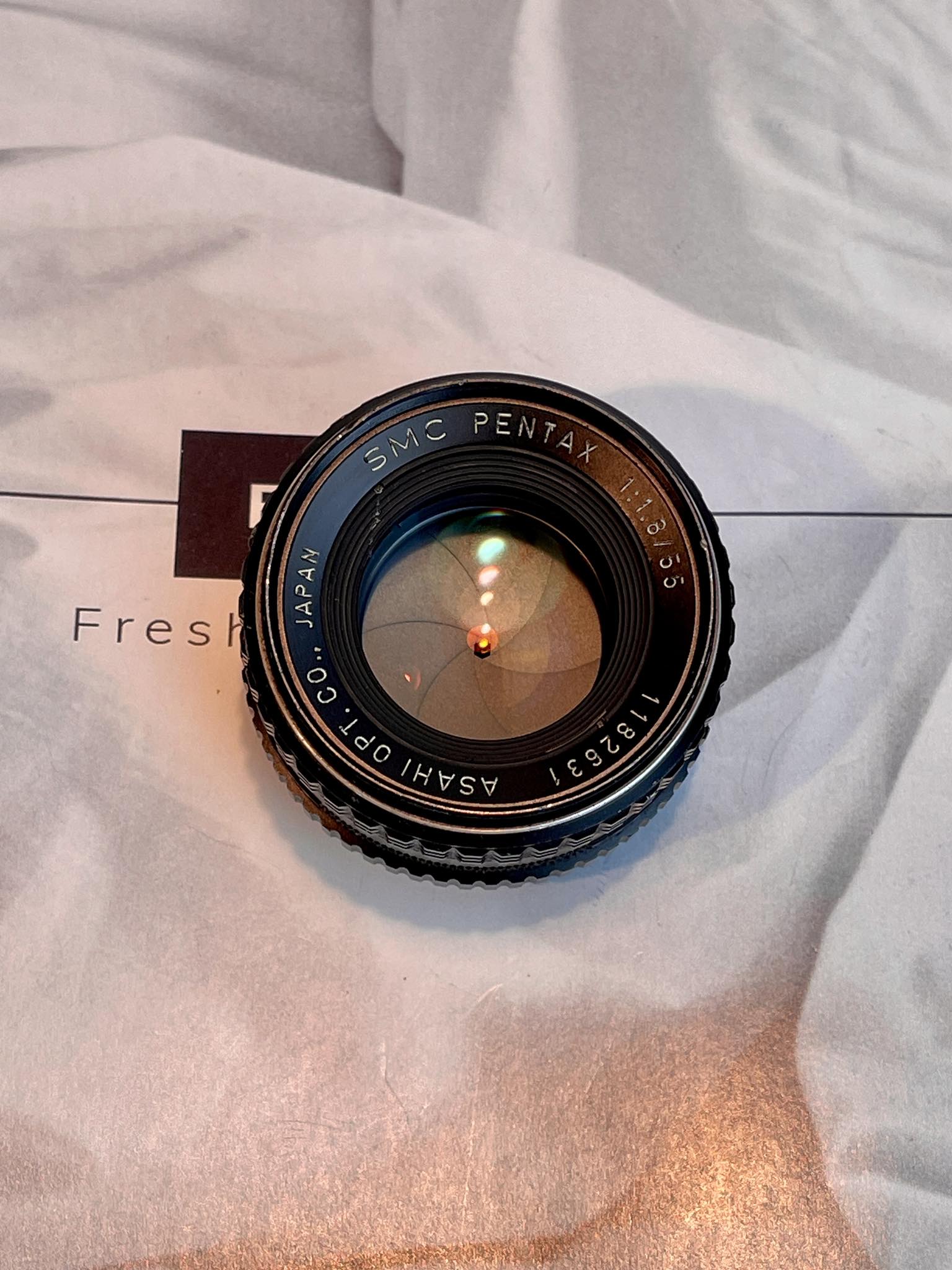 SMC PENTAX 55MM.F1.8 PK MOUNT