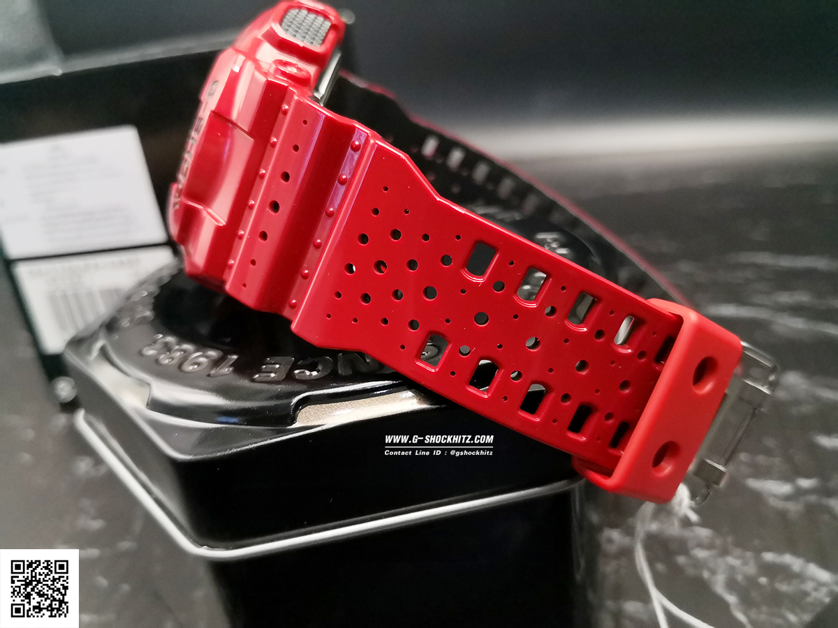 CASIO G-SHOCK นาฬิกาข้อมือ นาฬิกากันน้ำ นาฬิกาของแท้ ประกันศูนย์ CMG 1 ปี รุ่น GA-110LPA-4 นาฬิกาสีแดง