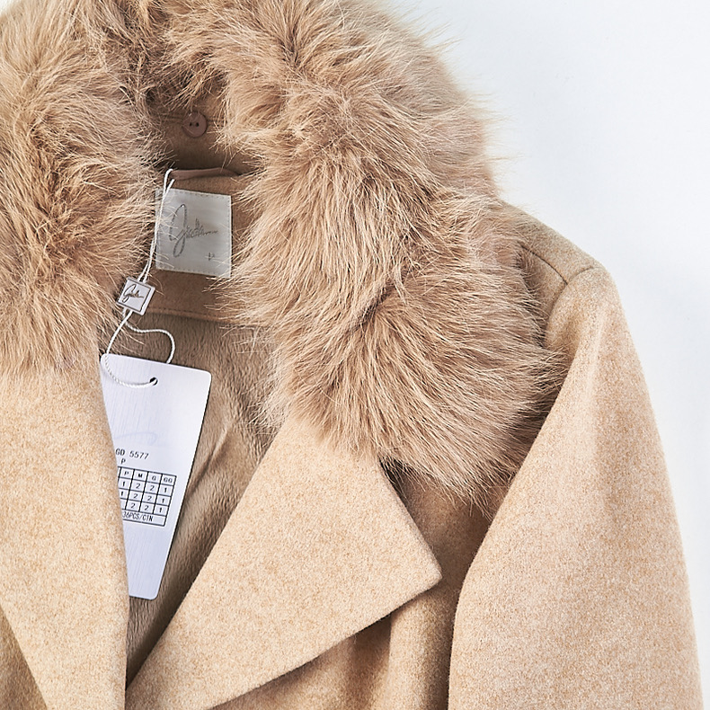 เสื้อโค้ท โค้ทวูลแต่งเฟอร์ เสื้อกันหนาว Trench coat โค้ทยาว ปกเฟอร์ trench coat fur collar ✨GIADA ✨ (ปกเฟอร์ถอดได้ค่ะ) WY1284