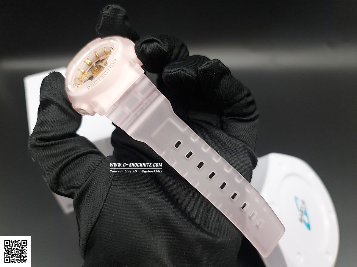 CASIO MID YEAR SALE BABY-G นาฬิกาข้อมือ นาฬิกากันน้ำ นาฬิกาของแท้ ประกันศูนย์ CMG 1 ปี รุ่น BA-110SC-4A นาฬิกาสีชมพู