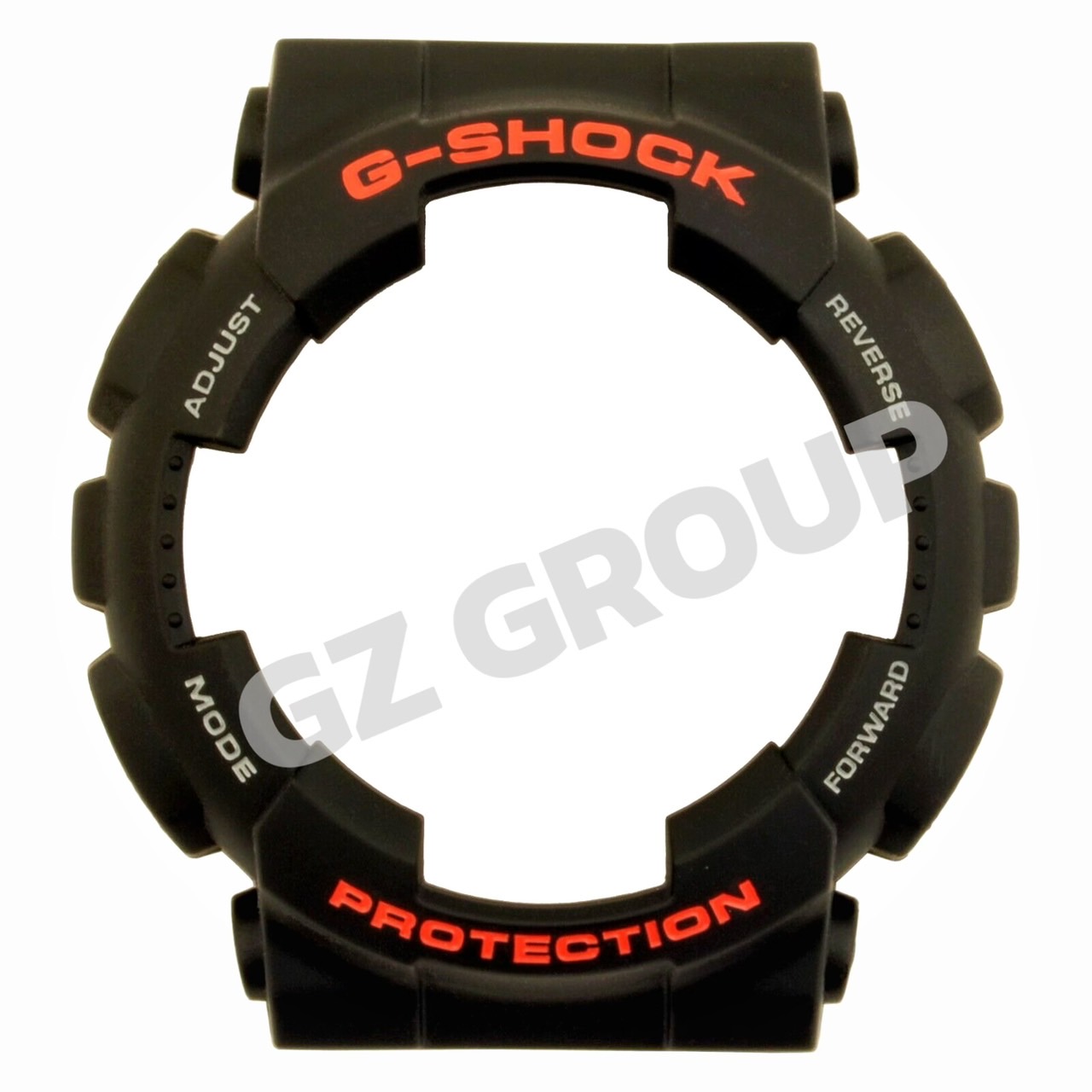 CASIO GENUINE FACTORY CASIO REPLACEMENT อะไหล่นาฬิกา G-SHOCK รุ่น GA-110HR-1 กรอบสายสีดำแดง