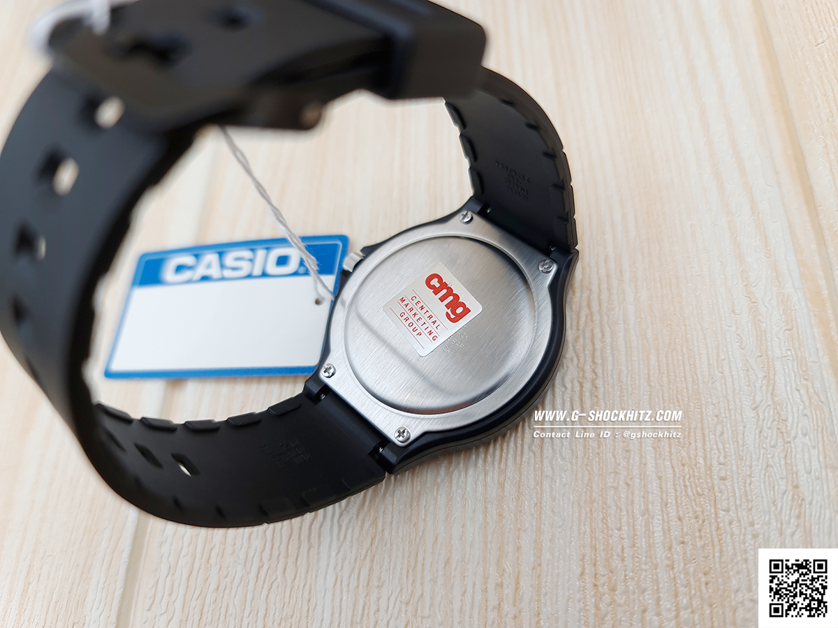 CASIO นาฬิกาคาสิโอ นาฬิกาข้อมือ นาฬิกากันน้ำ นาฬิกาของแท้ ประกันศูนย์ CMG 1 ปี รุ่น MW-240-1E นาฬิกาสีดำ