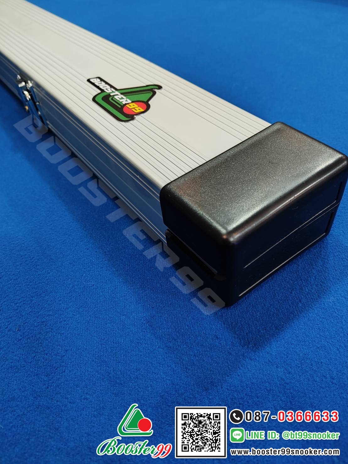 กล่อง ไม้คิว ท่อนเดียว 2ช่อง อลูมิเนียม ทั้งใบ รุ่นB *พิเศษ ฟองน้ำ รุ่นใหม่ (ราคาต่อ 1ใบ)