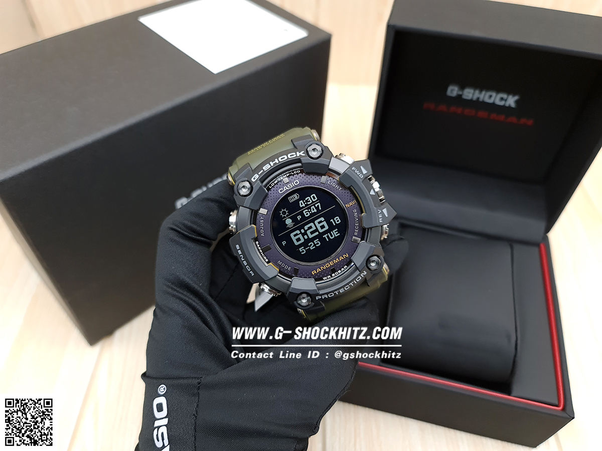 CASIO G-SHOCK นาฬิกาข้อมือ นาฬิกากันน้ำ นาฬิกาของแท้ ประกันศูนย์ CMG 1 ปี รุ่น GPR-B1000-1B นนาฬิกาสีดำ