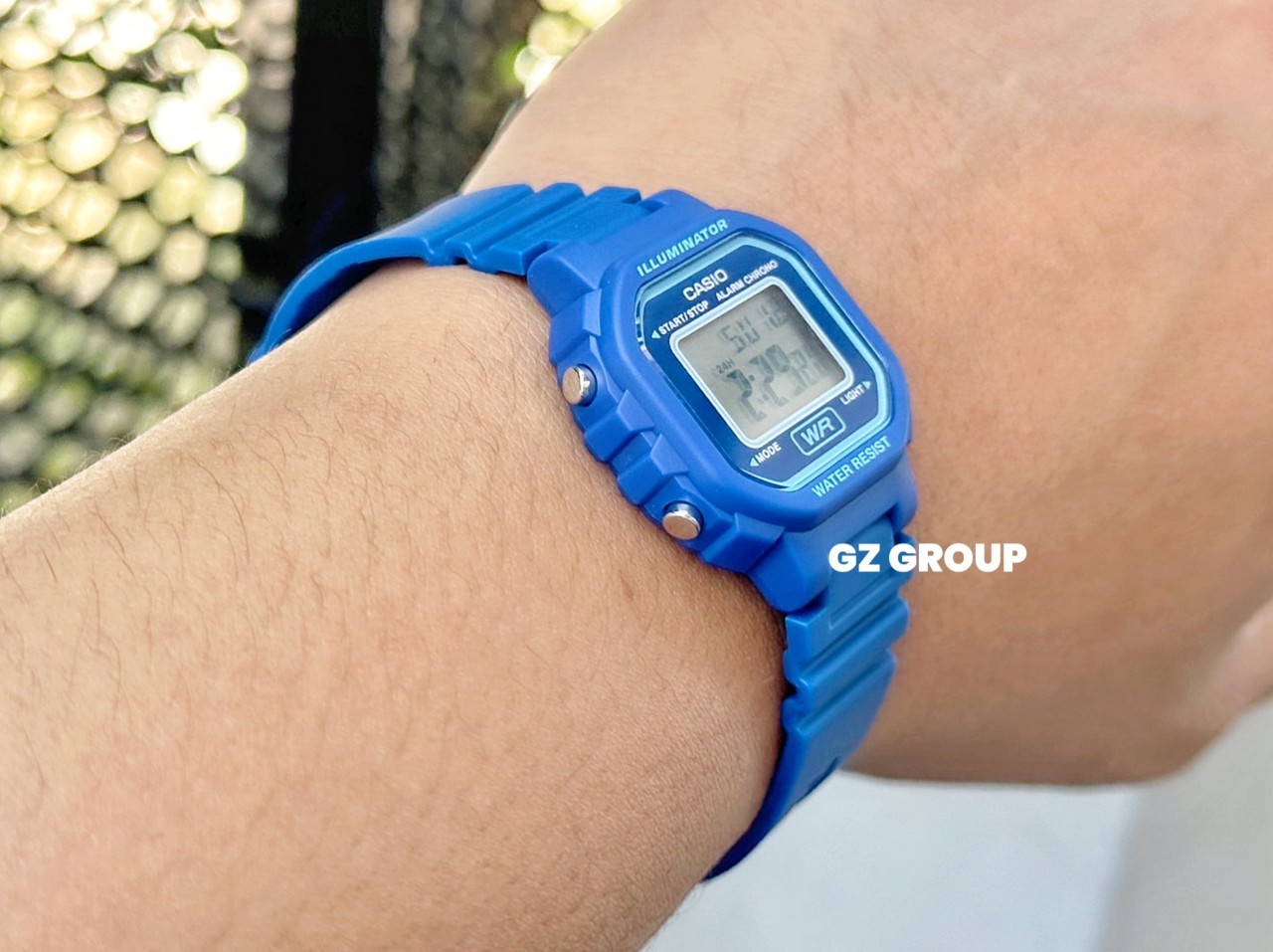 CASIO MID YEAR SALE นาฬิกาคาสิโอ พร้อมส่ง นาฬิกาข้อมือ นาฬิกากันน้ำ นาฬิกาของแท้ BTS ประกันศูนย์ CMG 1 ปี รุ่น LA-20WH-2A นาฬิกาสีน้ำเงิน