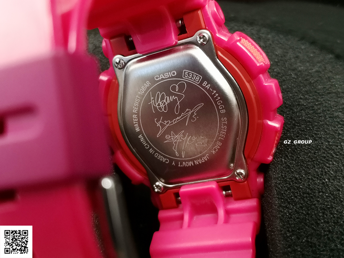 CASIO MID YEAR SALE BABY-G พร้อมส่ง นาฬิกาข้อมือ นาฬิกากันน้ำ นาฬิกาของแท้ ประกันศูนย์ CMG 1 ปี รุ่น BA-111GGB-4A นาฬิกาสีชมพู