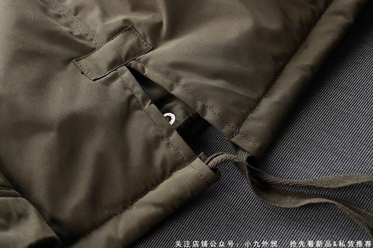 Forever21 เสื้อโค้ทฮู้ดกันหนาว เสื้อปาร์กา parka สีเขียว แต่งเฟอร์ แบรนด์ FOREVER21 เขียว