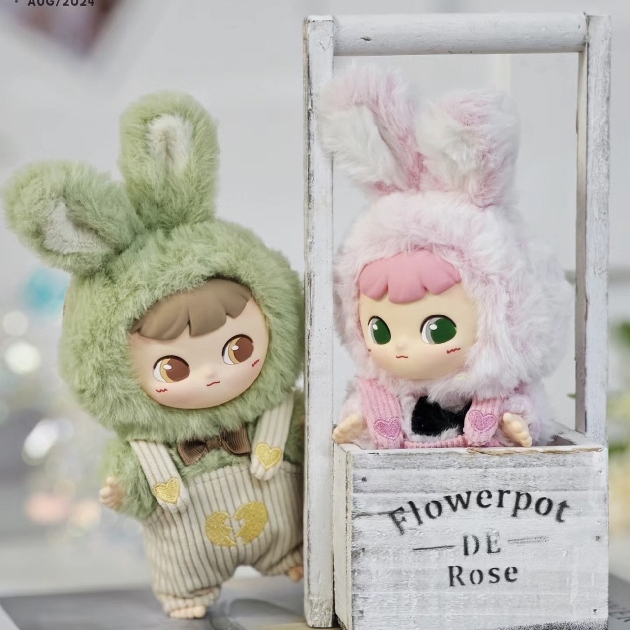 HIDDEN WOO X CHUBBYFAMILY Cimmy lovey U Secretly ตุ๊กตาพวงกุญแจ ลุ้นซีเคร็ท Series Plush Blind Box