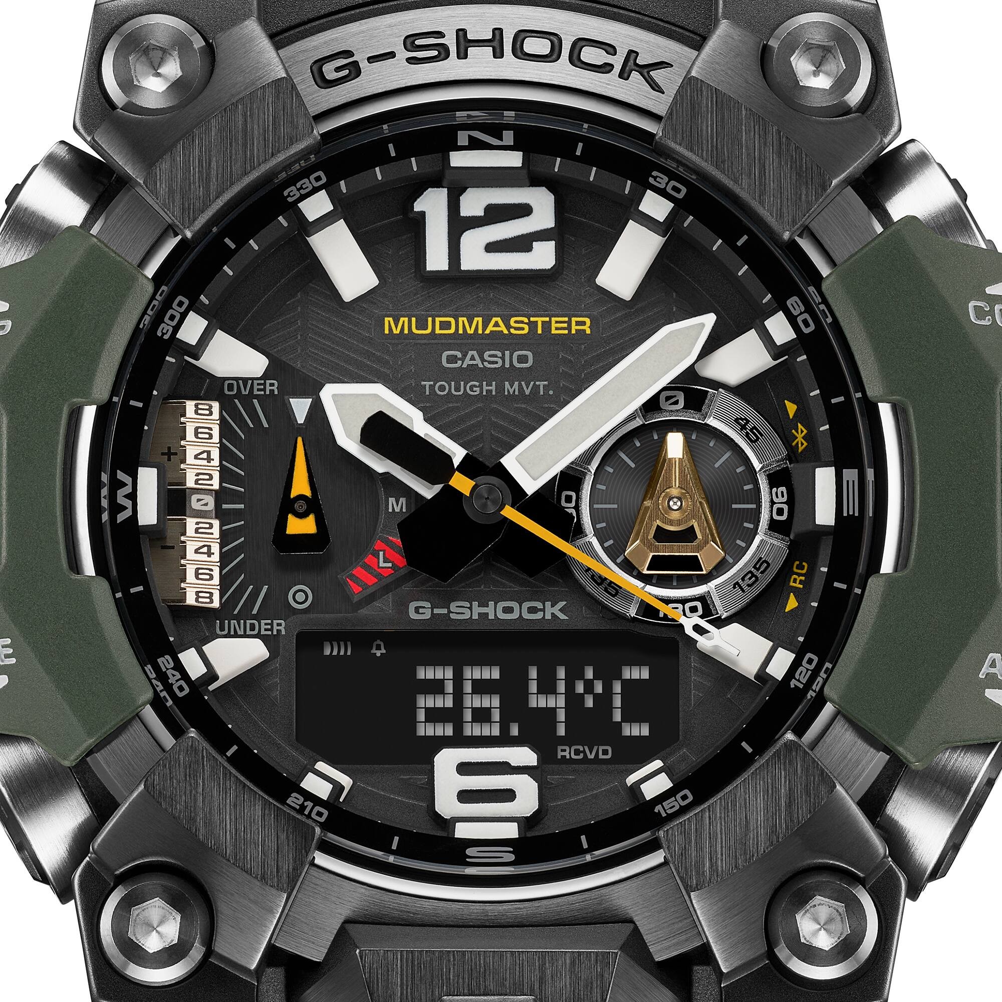 CASIO G-SHOCK นาฬิกาข้อมือ นาฬิกากันน้ำ นาฬิกาของแท้ ประกันศูนย์ CMG 1 ปี รุ่น GWG-ฺB1000-3A นาฬิกาสีเขียว