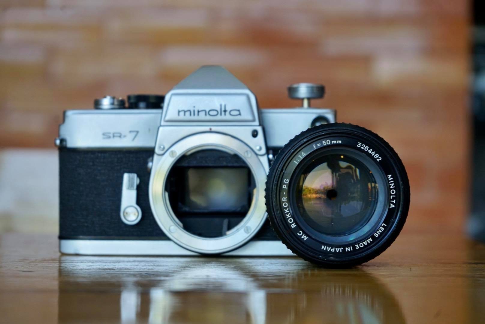 MINOLTA SR-7 MINOLTA MC ROKKOR-PG 50MM.F1.4