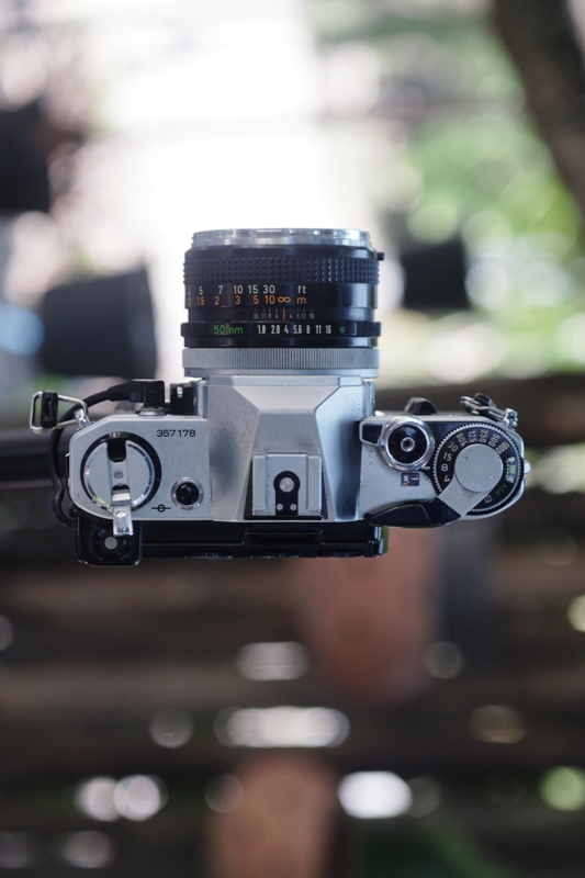 CANON AE-1 CANON LENS FD 50MM.F1.8 SILVER NOSE