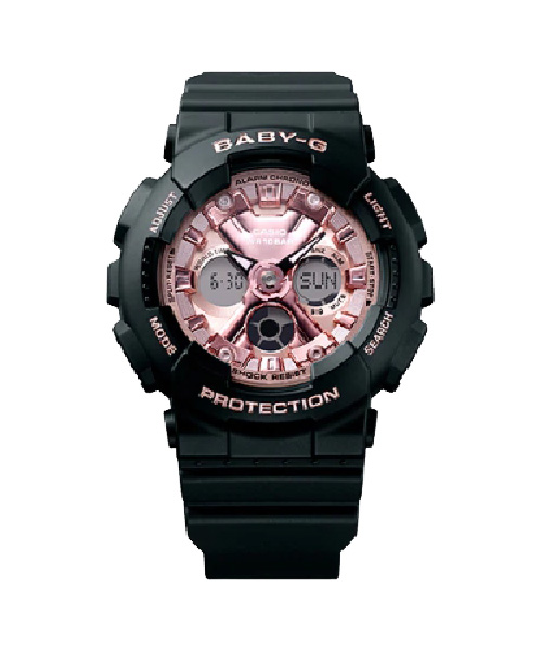 CASIO BABY-G นาฬิกาข้อมือ นาฬิกากันน้ำ นาฬิกาของแท้ ประกันศูนย์ CMG 1 ปี รุ่น BA-130-1A4 นาฬิกาสีดำ
