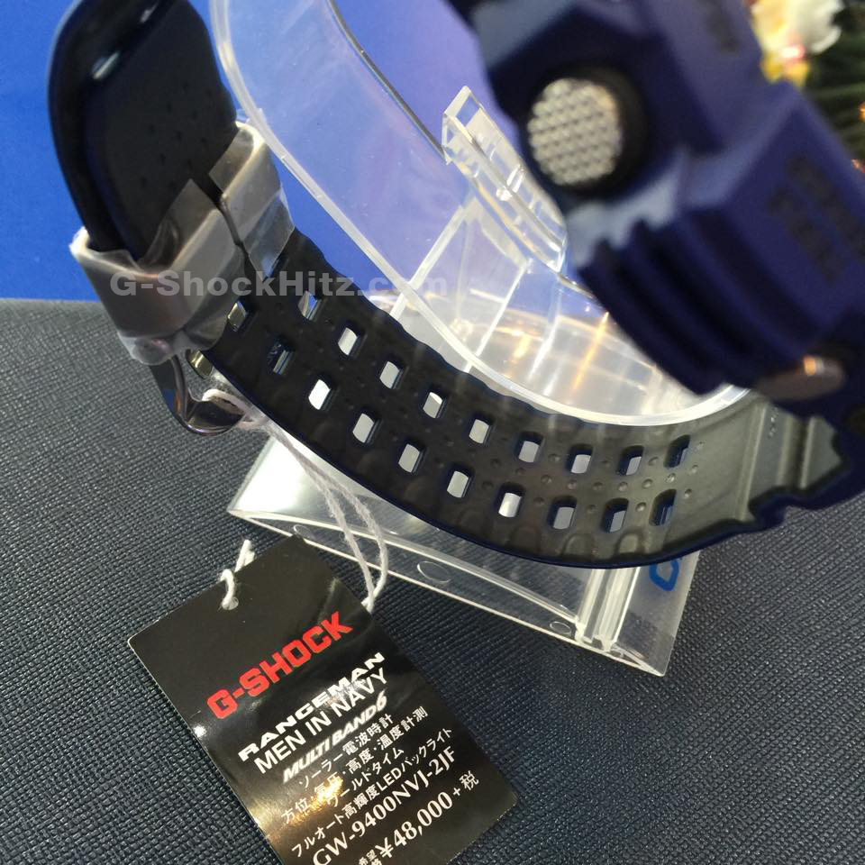 CASIO G-SHOCK นาฬิกาข้อมือ นาฬิกากันน้ำ นาฬิกาของแท้ ประกันศูนย์ CMG 1 ปี รุ่น GW-9400NVJ-2J นาฬิกาสีน้ำเงิน