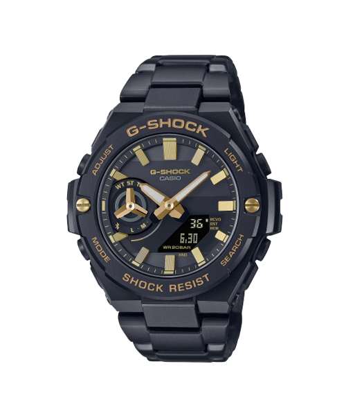 CASIO G-SHOCK นาฬิกาข้อมือ นาฬิกากันน้ำ นาฬิกาของแท้ ประกันศูนย์ CMG 1 ปี รุ่น GST-B500BD-1A9 นาฬิกาสีดำ