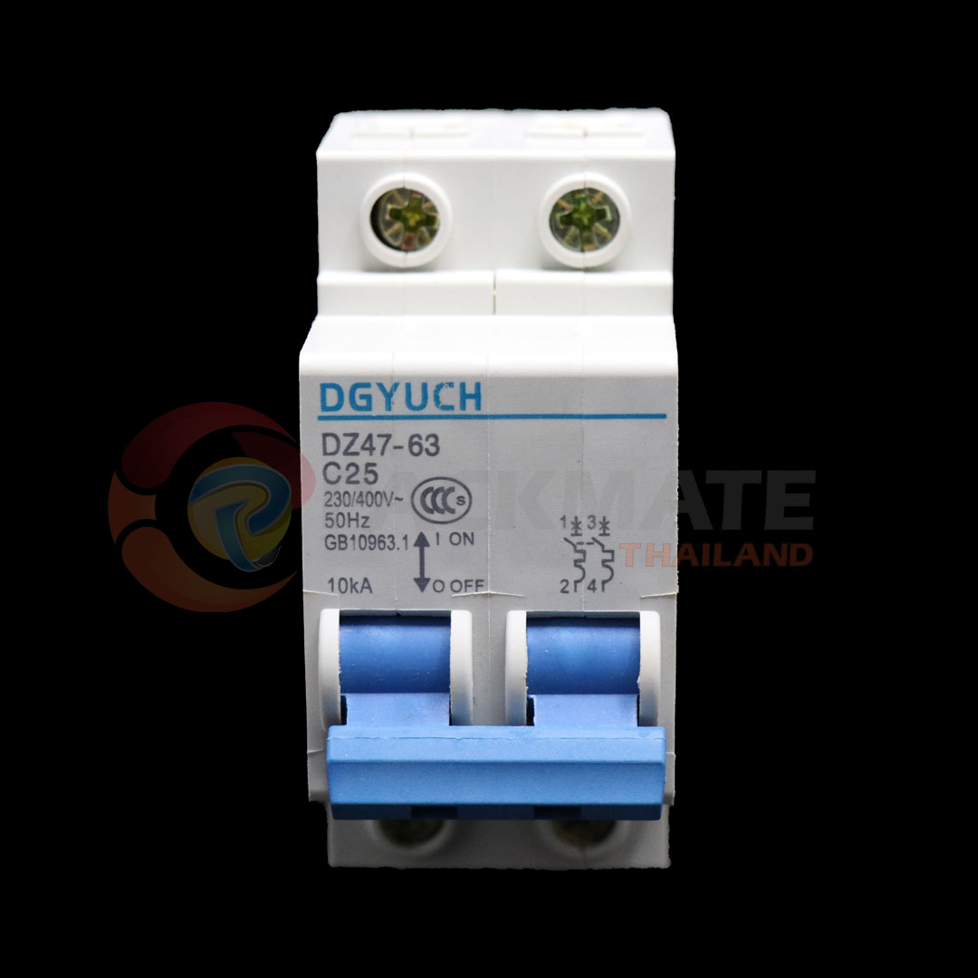 เบรกเกอร์ 2 ช่อง C25