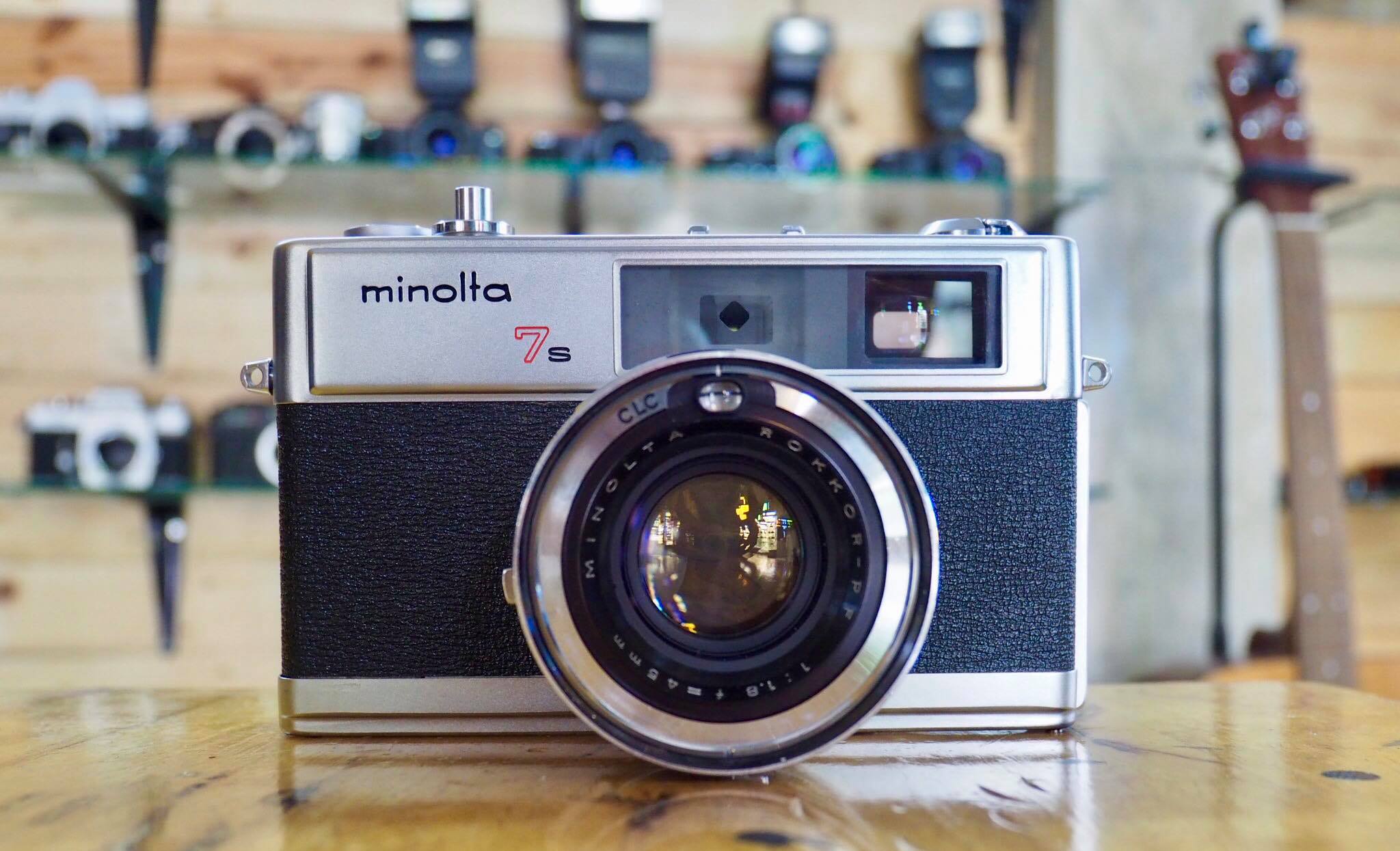MINOLTA HI-MATIC 7S MINOLTA ROKKOR-PF45MM.F1.8