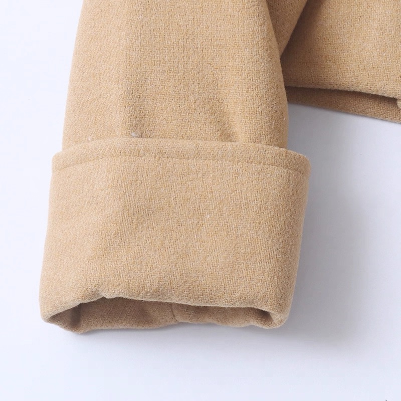 Love tree เสื้อโค้ทกันหนาว เสื้อกันหนาว peacoat contempoโค้ทวูล สีcamel belt coat สีครีมเบจ แบรนด์ ANNA FIELD สำเนา Camel