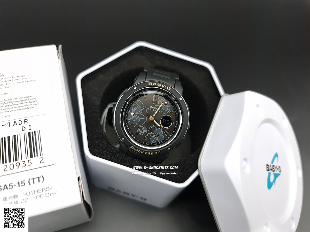 CASIO BABY-G นาฬิกาข้อมือ นาฬิกากันน้ำ นาฬิกาของแท้ ประกันศูนย์ CMG 1 ปี รุ่น BGA-150FL-1A นาฬิกาสีดำ