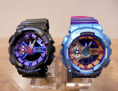CASIO G-SHOCK นาฬิกาข้อมือ นาฬิกากันน้ำ นาฬิกาของแท้ ประกันศูนย์ CMG 1 ปี รุ่น GMA-S110HC-6 นาฬิกาสีฟ้า