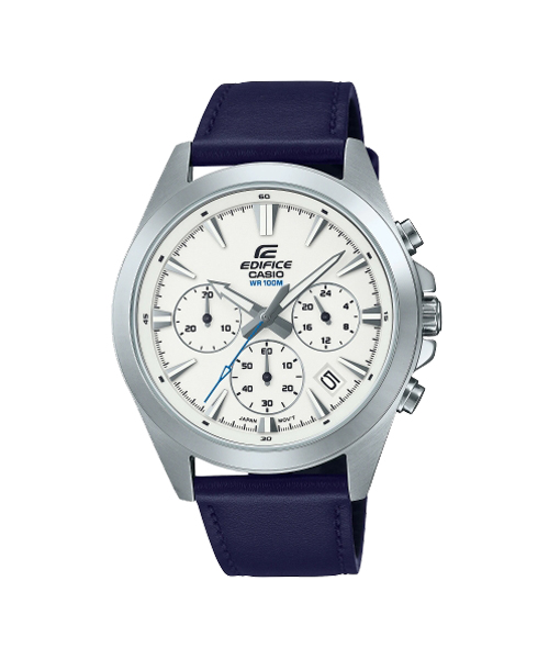 CASIO EDIFICE นาฬิกาข้อมือ นาฬิกากันน้ำ นาฬิกาของแท้ ประกันศูนย์ CMG 1 ปี รุ่น EFV-630L-7A นาฬิกาสีน้ำเงิน