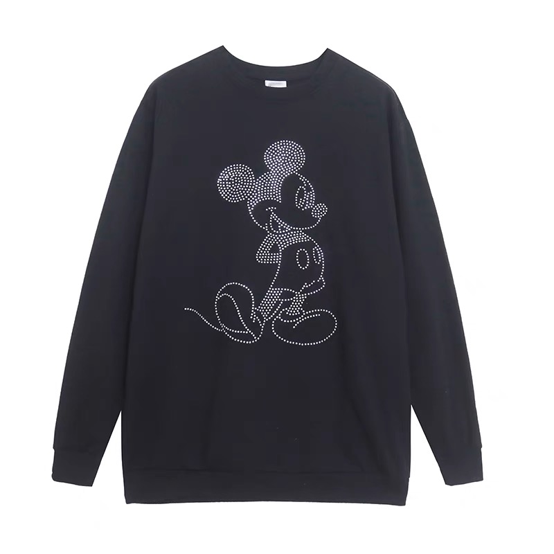 เสื้อวอร์ม สเวตเตอร์ Disney เสื้อมิคกี้ ปักเลื่อม Mickey mouse sweatshirt blink สีนู้ดเบจ Winnie the pooh แขนยาว สีครีม ลายการ์ตูน DISNEYงานสวย มากคะ I'd rather be in bed สำเนา สำเนา สำเนา แดง
