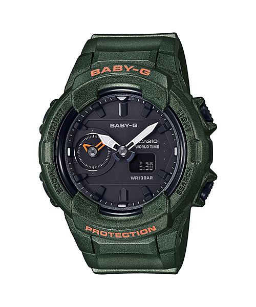 CASIO BABY-G นาฬิกาข้อมือ นาฬิกากันน้ำ นาฬิกาของแท้ ประกันศูนย์ CMG 1 ปี รุ่น BGA-230S-3A นาฬิกาสีเขียว