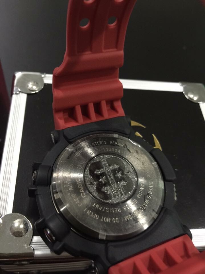 CASIO G-SHOCK นาฬิกาข้อมือ นาฬิกากันน้ำ นาฬิกาของแท้ ประกันศูนย์ CMG 1 ปี รุ่น GWF-T1030A-1 นาฬิกาสีดำ