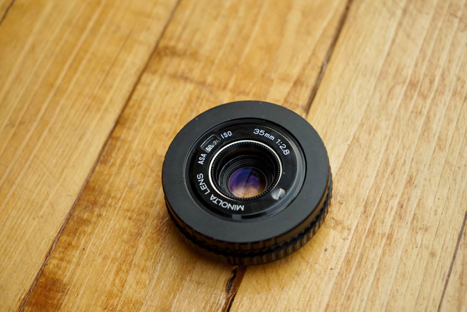 MINOLTA LENS 35MM.F2.8 MODIFIED M39 MOUNT
