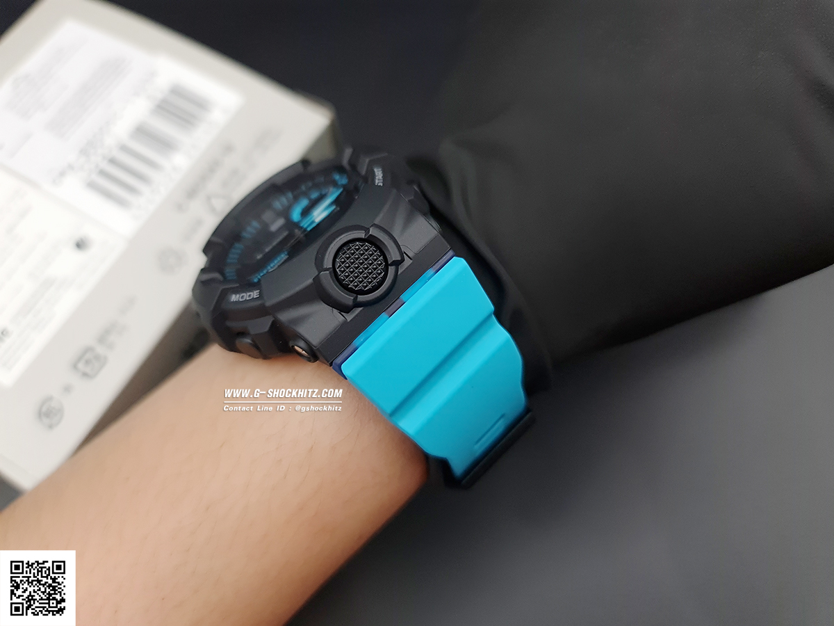 CASIO G-SHOCK นาฬิกาข้อมือ นาฬิกากันน้ำ นาฬิกาของแท้ ประกันศูนย์ CMG 1 ปี รุ่น GMA-B800SC-1A2 นาฬิกาสีฟ้า