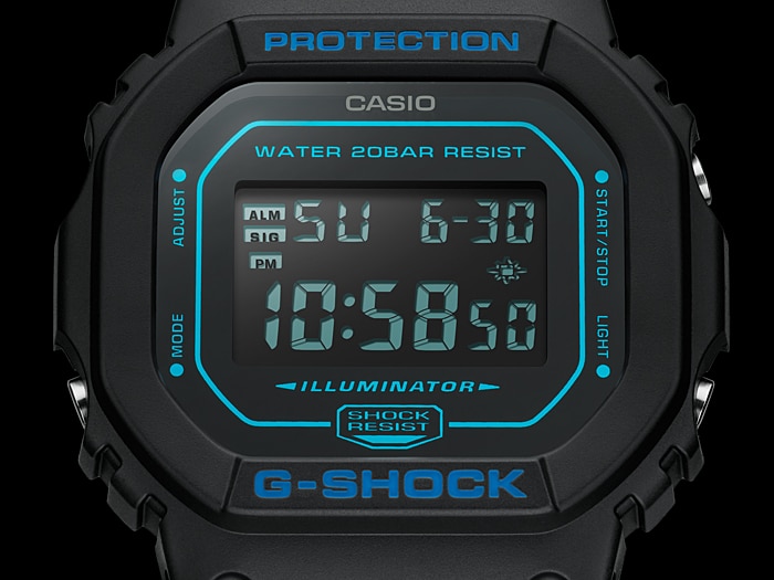 CASIO G-SHOCK นาฬิกาข้อมือ นาฬิกากันน้ำ นาฬิกาของแท้ ประกันศูนย์ CMG 1 ปี รุ่น DW-5600BBM-1D นาฬิกาสีดำ