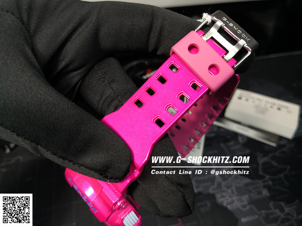 CASIO G-SHOCK นาฬิกาข้อมือ นาฬิกากันน้ำ นาฬิกาของแท้ ประกันศูนย์ CMG 1 ปี รุ่น GA-110MC-4A นาฬิกาสีชมพู