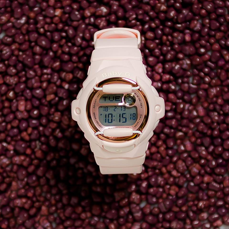 CASIO BABY-G นาฬิกาข้อมือ นาฬิกากันน้ำ นาฬิกาของแท้ ประกันศูนย์ CMG 1 ปี รุ่น BG-169G-4B นาฬิกาสีชมพู