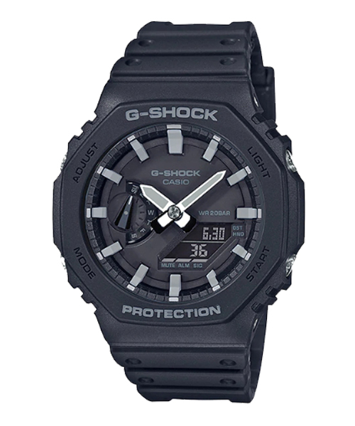 CASIO MID YEAR SALE G-SHOCK พร้อมส่ง นาฬิกาข้อมือ นาฬิกากันน้ำ นาฬิกาของแท้ ประกันศูนย์ CMG 1 ปี รุ่น GA-2100-1A นาฬิกาสีดำ