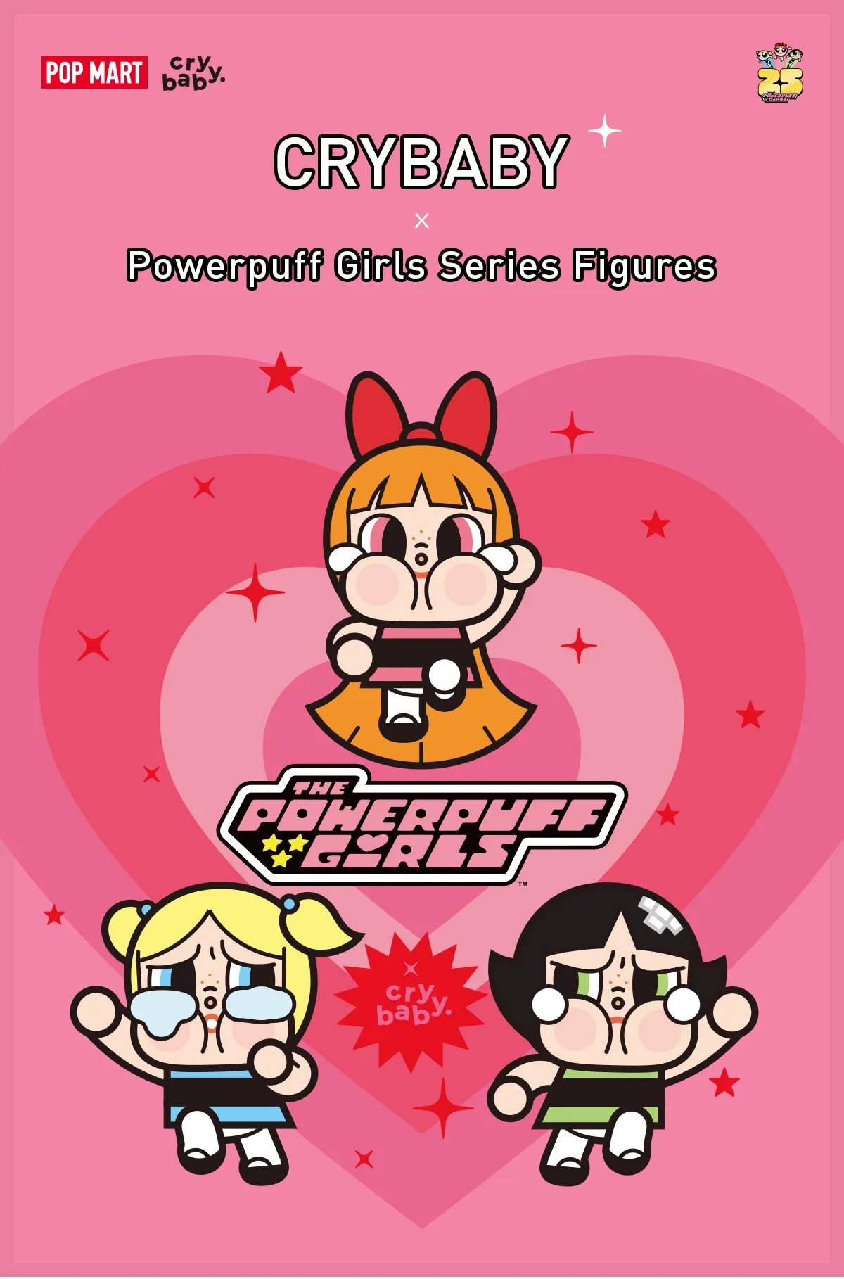 POPMART CRYBABY × Powerpuff Girls Series Figur
