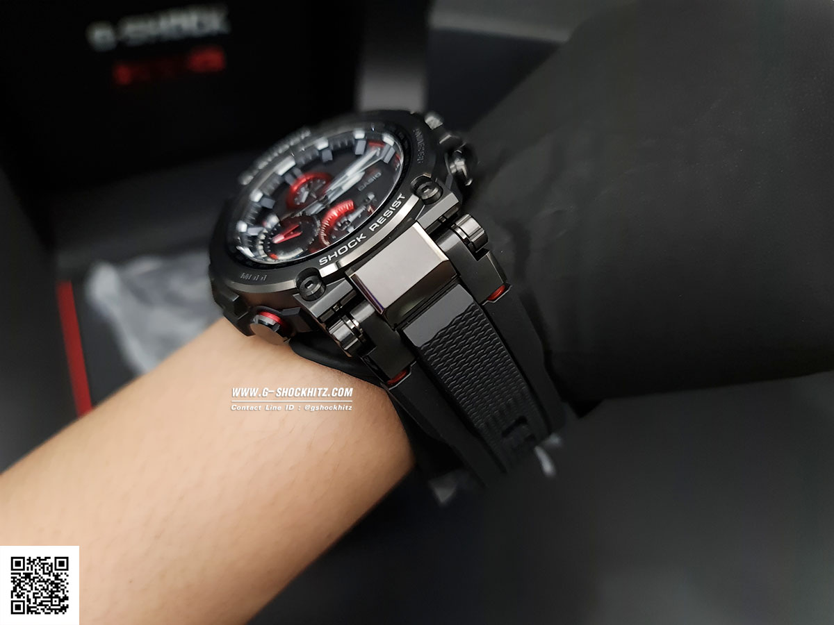 CASIO G-SHOCK นาฬิกาข้อมือ นาฬิกากันน้ำ นาฬิกาของแท้ ประกันศูนย์ CMG 1 ปี รุ่น MTG-B1000B-1A นาฬิกาสีดำ
