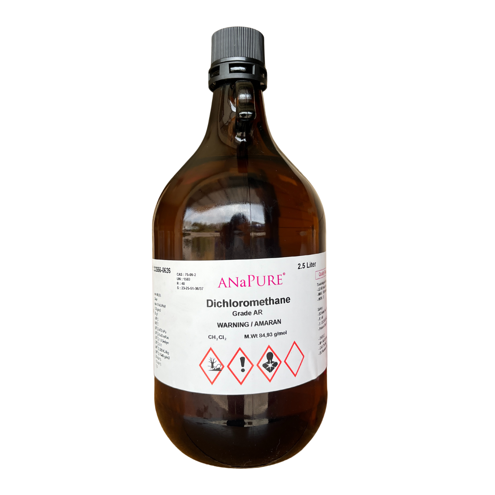 Dichloromethane (Methylene Chloride), AR 2.5 L. ANaPURE™