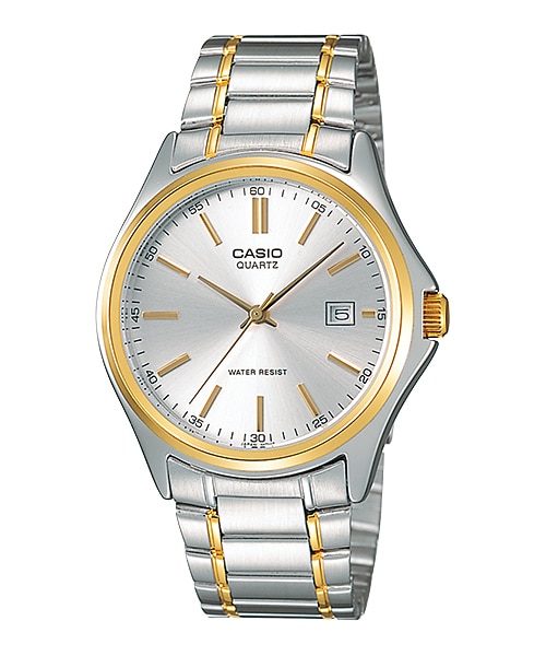 CASIO นาฬิกาคาสิโอ นาฬิกาข้อมือ นาฬิกากันน้ำ นาฬิกาของแท้ ประกันศูนย์ CMG 1 ปี รุ่น MTP-1183G-7A นาฬิกาสีเงิน