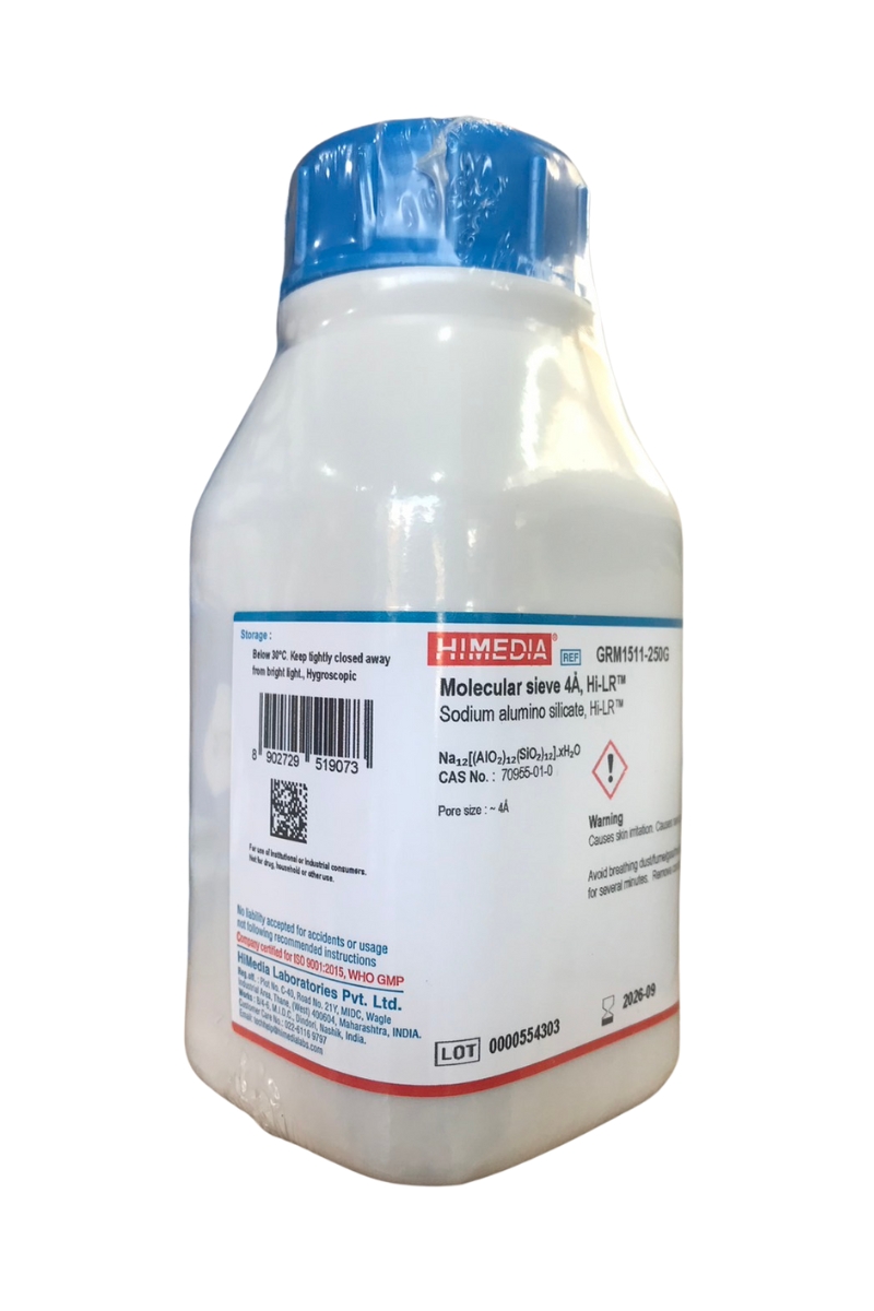 Molecular sieve 4Å, Hi-LR™ 250 g. Himedia®