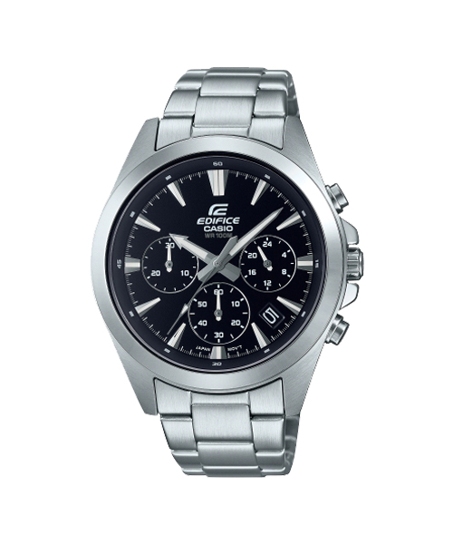 CASIO EDIFICE นาฬิกาข้อมือ นาฬิกากันน้ำ นาฬิกาของแท้ ประกันศูนย์ CMG 1 ปี รุ่น EFV-630D-1A นาฬิกาสีเงิน