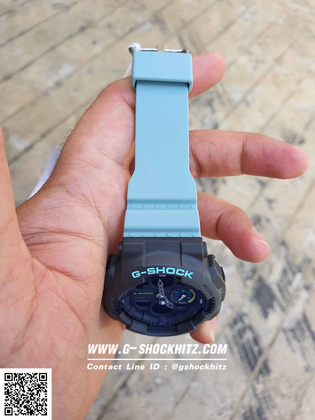 CASIO G-SHOCK นาฬิกาข้อมือ นาฬิกากันน้ำ นาฬิกาของแท้ ประกันศูนย์ CMG 1 ปี รุ่น GMA-S140-2A นาฬิกาสีฟ้า