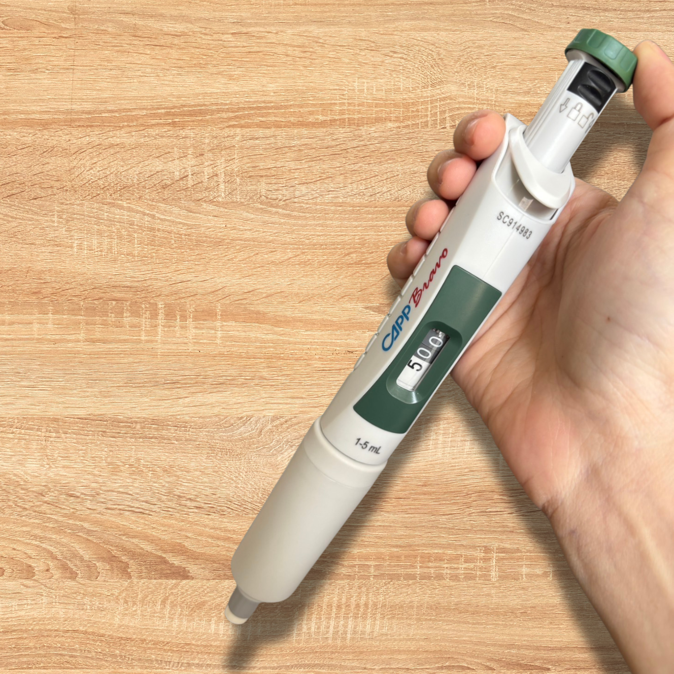 Automatic Pipette เครื่องดูดจ่ายสารละลายอัตโนมัติ รุ่น B5000-1 1-5 ml. ยี่ห้อ CAPPBravo