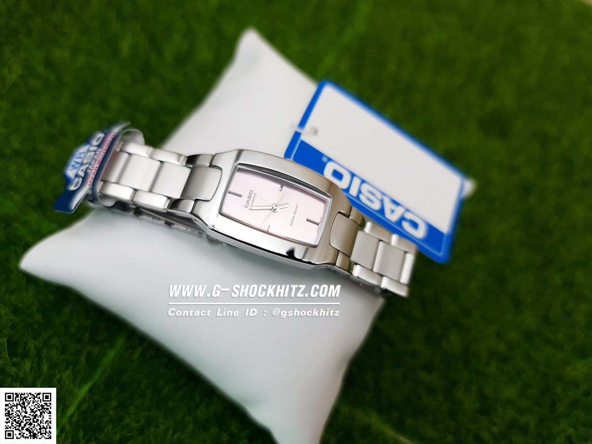 CASIO MID YEAR SALE นาฬิกาคาสิโอ พร้อมส่ง นาฬิกาข้อมือ นาฬิกากันน้ำ นาฬิกาของแท้ BTS ประกันศูนย์ CMG 1 ปี รุ่น LTP-1165A-4C นาฬิกาสีเงิน