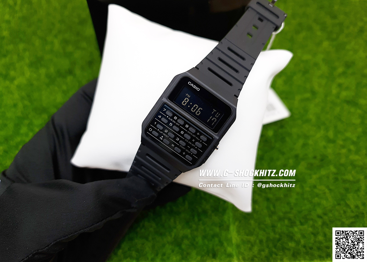 CASIO นาฬิกาคาสิโอ นาฬิกาข้อมือ นาฬิกากันน้ำ นาฬิกาของแท้ ประกันศูนย์ CMG 1 ปี รุ่น CA-53WF-1B นาฬิกาสีดำ